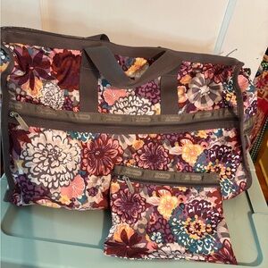Lesportsac Floral Travel Bag Set - Multicolor Floral